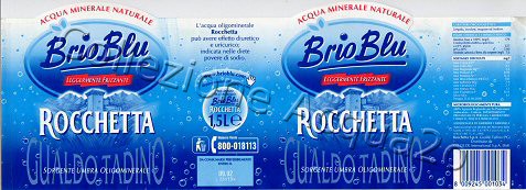Rocchetta Brio Blu (analisi 2000)  PET LegFriz 1,5 L + 0,5 L