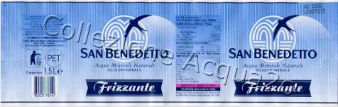 San Benedetto (analisi 1998) -meno dello 0,0007% di sodio- pet Friz 1,5 L