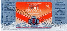 Santa Croce Sponga (analisi 1999) -confezione riservata Super Horeca- vetro Friz 0,75 L