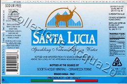 Santa Lucia (best before end 2001) Exp USA - vetro Friz 1,0 L + 0,5 L