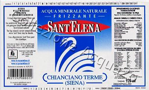 Sant'Elena (analisi 1997) vetro Friz 0,92 L