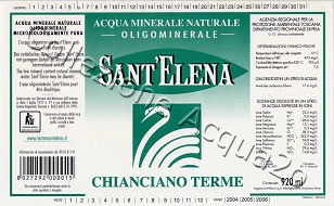Sant'Elena (analisi 2002) VE Nat 0,92 L [070106]
