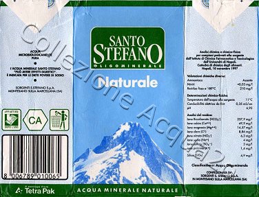 Santo Stefano (analisi 1997) CA Nat 1,0 L