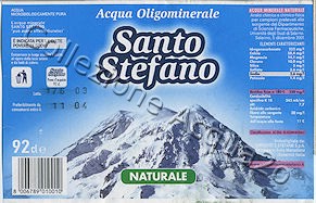 Santo Stefano (analisi 2001) -Na e RF evidenziati- PET Nat 1,0 L + 0,46  [061007]