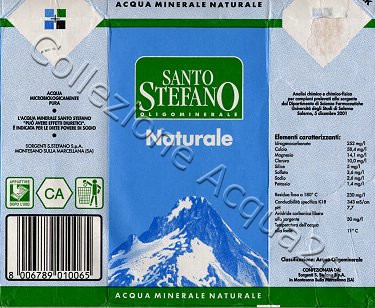 Santo Stefano (analisi 2001) CA Nat 1,0 L