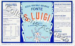 Fonte S. Luigi (analisi 1990) VAR Friz 0,92 L