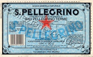 S.Pellegrino (analisi 1986) VE Friz 0,9 L [020106]