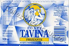 Fonte Tavina (analisi 1999) vetro Friz 0,92 L + 0,5 L