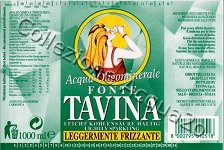 Fonte Tavina (analisi 1999) vetro Leg Friz 1,0 L + 0,92 L