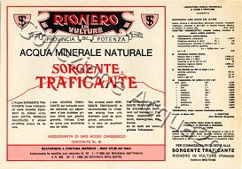 Sorgente Traficante (analisi 1978) VE Friz 0,9 L