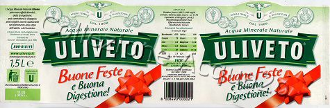 Uliveto (analisi 2004) -Buone Feste e Buona Digestione- PET Nat 1,5 L