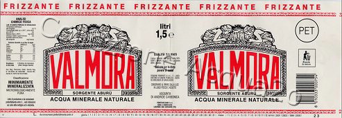 Valmora Sorgente Aburù (analisi 1995) pet Friz 1,5 L + 0,5 L