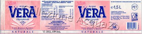 Vera (analisi 1997) Miss - Pet Nat 1,5 L