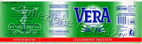 Vera (analisi 2002) Pet Legg Friz 1,5 L