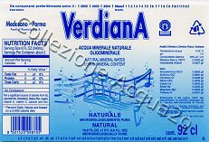 Verdiana (analisi 1997) -Exp- vetro Nat 0,92 L