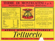 Acqua Tettuccio etichetta gialla
