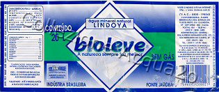 Bioleve, Fonte Jatoba (analysis 1996) -fondobianco- Nat 20,0 L  [270505]