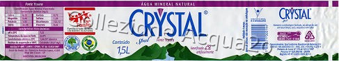 Crystal, Fonte Ycuara (analysis 1997) - Foresta do Futuro AguaVCrystal - GasArt 1,5 L + 0,51 L [150507]