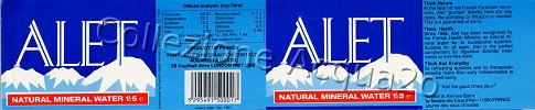 Alet (best before 1991) -Exp England- Nat 1,5 L
