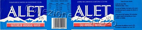 Alet (best before 1991) -Exp Germany- Nat 1,5 L