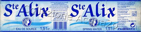Ste Alix () -ct 24012CTX- PET Nat 1,5 L