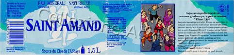 Saint Amand Source de Clos de L'Abbaye b1990-12 emn cvla1 Nat 1,5 L