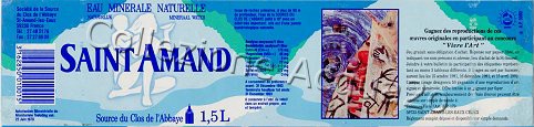 Saint Amand Source de Clos de L'Abbaye b1990-12 emn cvla2 Nat 1,5 L