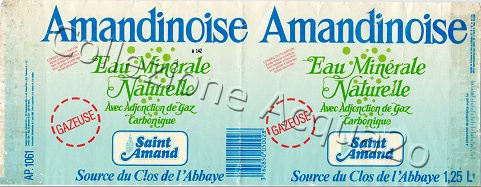 Amandinoise Source du Clos de l'Abbaye (b1991-05) emn Gaz 1,25 L