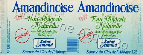 Amandinoise Source du Clos de l'Abbaye (b1992-12) emn Gaz 1,25 L