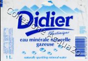 Didier Exp Martinique Eau minrale naturelle gazeuse 1,0 L