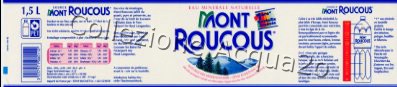 Mont Roucous EXP Switzerland -eau minerale naturelle-  1,5 L + 0,5 L