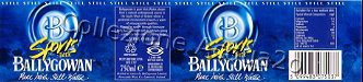 Ballygowan still sports 0,75 L