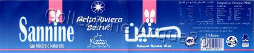 Sannine (-) "Melia Riviera Beirut" Pet Nat 1,5 L
