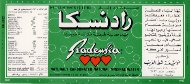 Radenska (analysis 1981) exp Egypt