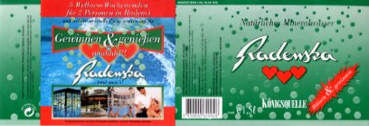 Radenska (analysis 1998) exp Germany 1,5 L