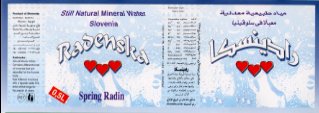 Radenska 0,5 L spring radin exp Egypt