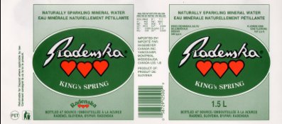 Radenska exp Canada 1,5 L