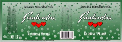 Radenska (analysis 1997) kral'ovsky pramen EXP Slovakia PET 1,5 L