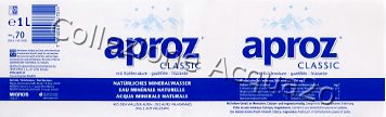 Aproz -classic gazifie- pet 1,0 L
