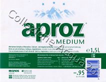 Aproz -medium leg. gazifie- pet 1,5 L