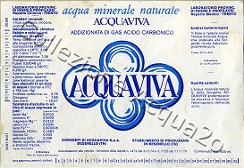 ACQUAVIVA (analisi 1973) VE Friz 0,92 L + 0,46 L    [010408]