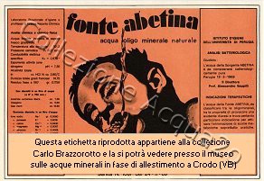 Fonte Abetina (analisi 1969) vetro Nat 0,92 L