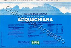 Acquachiara (analisi 1978) vetro Friz 0,92 L