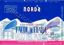 Nuova Acquachiara (analisi 1997) vetro Leg Friz 1,0 + 0,9 L