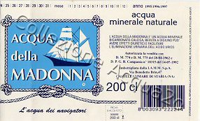 Acqua della Madonna (analisi 1992) pet Nat  2,0 L /b