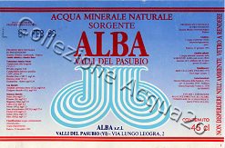Sorgente Alba (analisi 1992) VE Nat 0,45 L