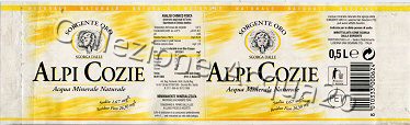 Alpi Cozie (analisi 2003) PET Nat 0,5 L