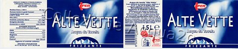 Alte Vette (analisi 2003) PET Friz 1,5 L