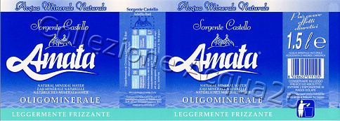 Amata, Sorgente Castello (analisi 1999) PET LeggFrizz 1,5 L + 0,5 L