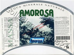 AMOROSA (analisi 1993) -"Campione gratuito per medici, vietata la vendita"- VE Nat 1,0 L   [270308]
